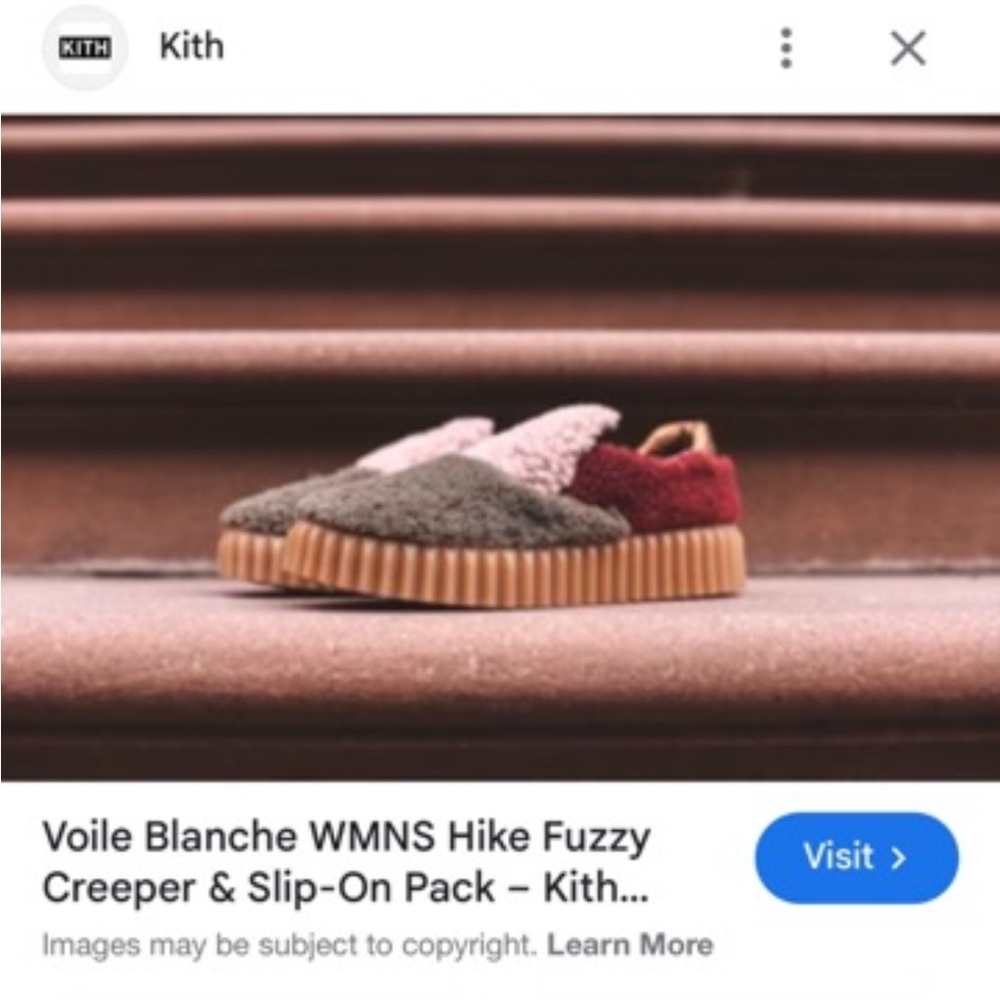 NWOT Voile Blanche WMNS Hike Fuzzy slip on